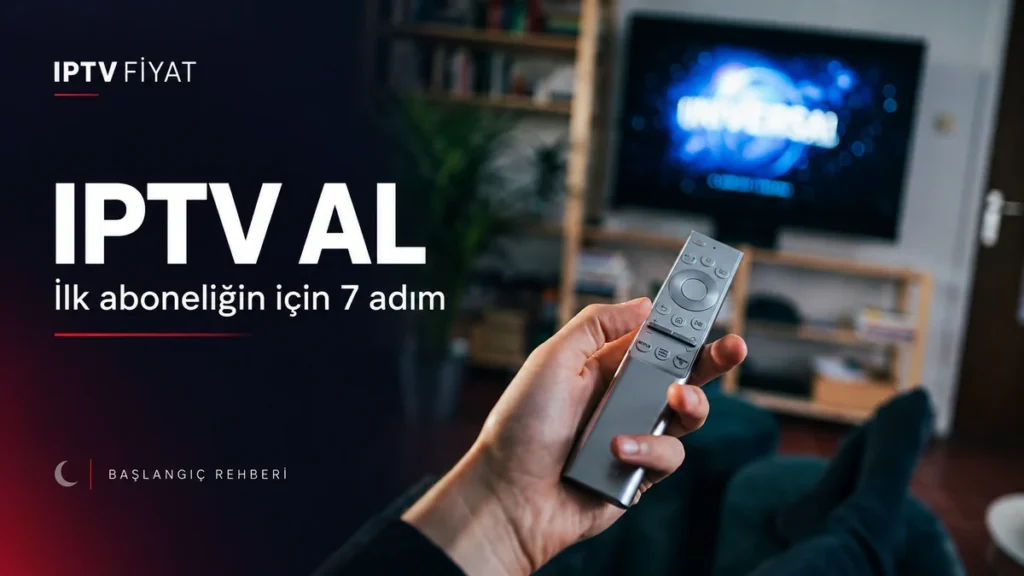 IPTV al rehberi: televizyon karşısında kumanda tutan el