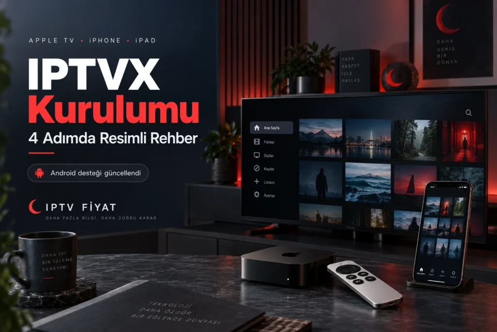 IPTVX kurulumu: Apple TV, iPhone ve iPad için 4 adımlı resimli rehber