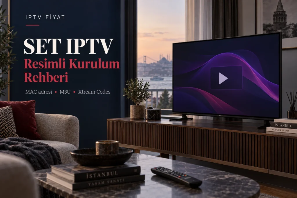 SET IPTV resimli kurulum rehberi: MAC adresi, M3U ve Xtream Codes
