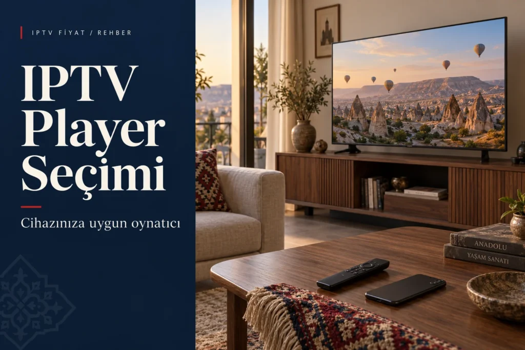 IPTV player seçimi: televizyon, kumanda ve telefonla cihaz uyumunu değerlendirme